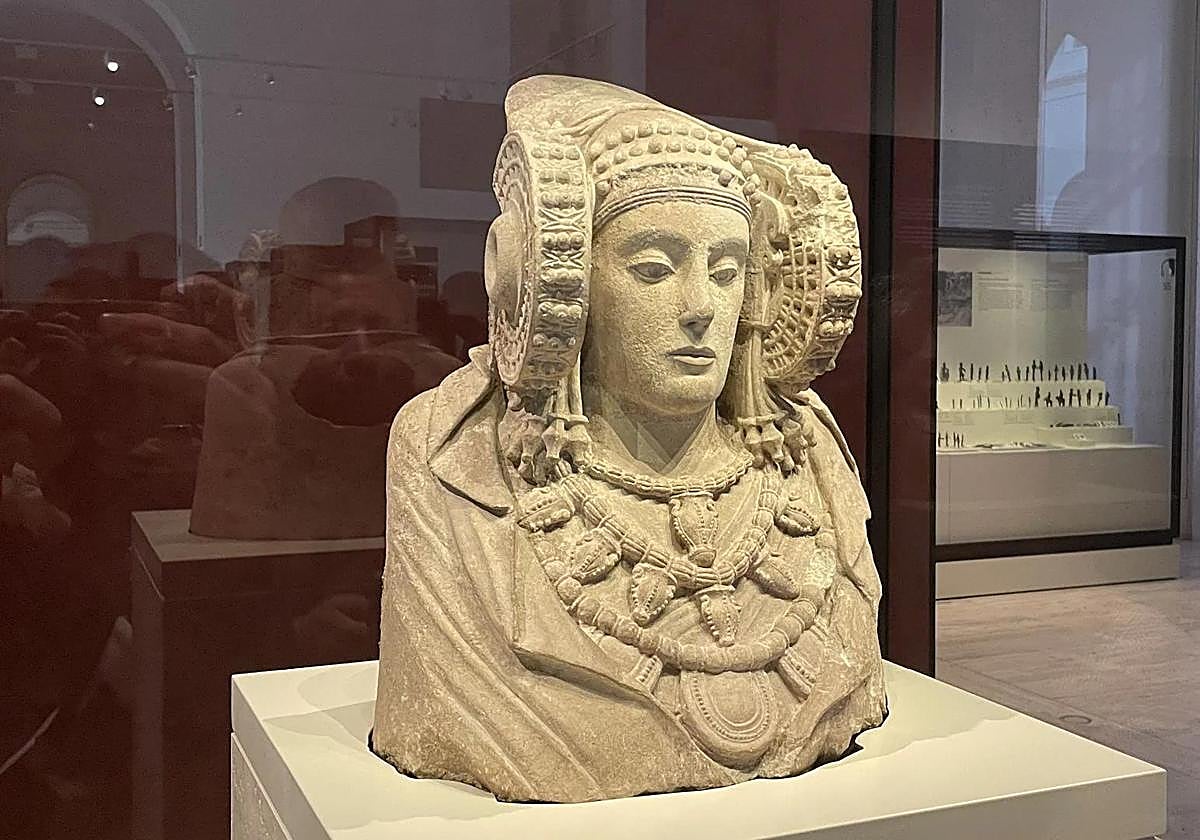 La Dama de Elche en el Museo Arqueológico Nacional (MAN).