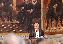 Paco Torreblanca durante su discurso.
