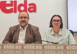 La concejala de Educación, María Gisbert, y el edil de Urbanismo, Jesús Sellés.