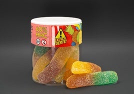 Alerta por la presencia de cannabinoides y alucinógenos en gominolas.