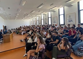 Jornada de recepción de los estudiantes Erasmus en la UA.