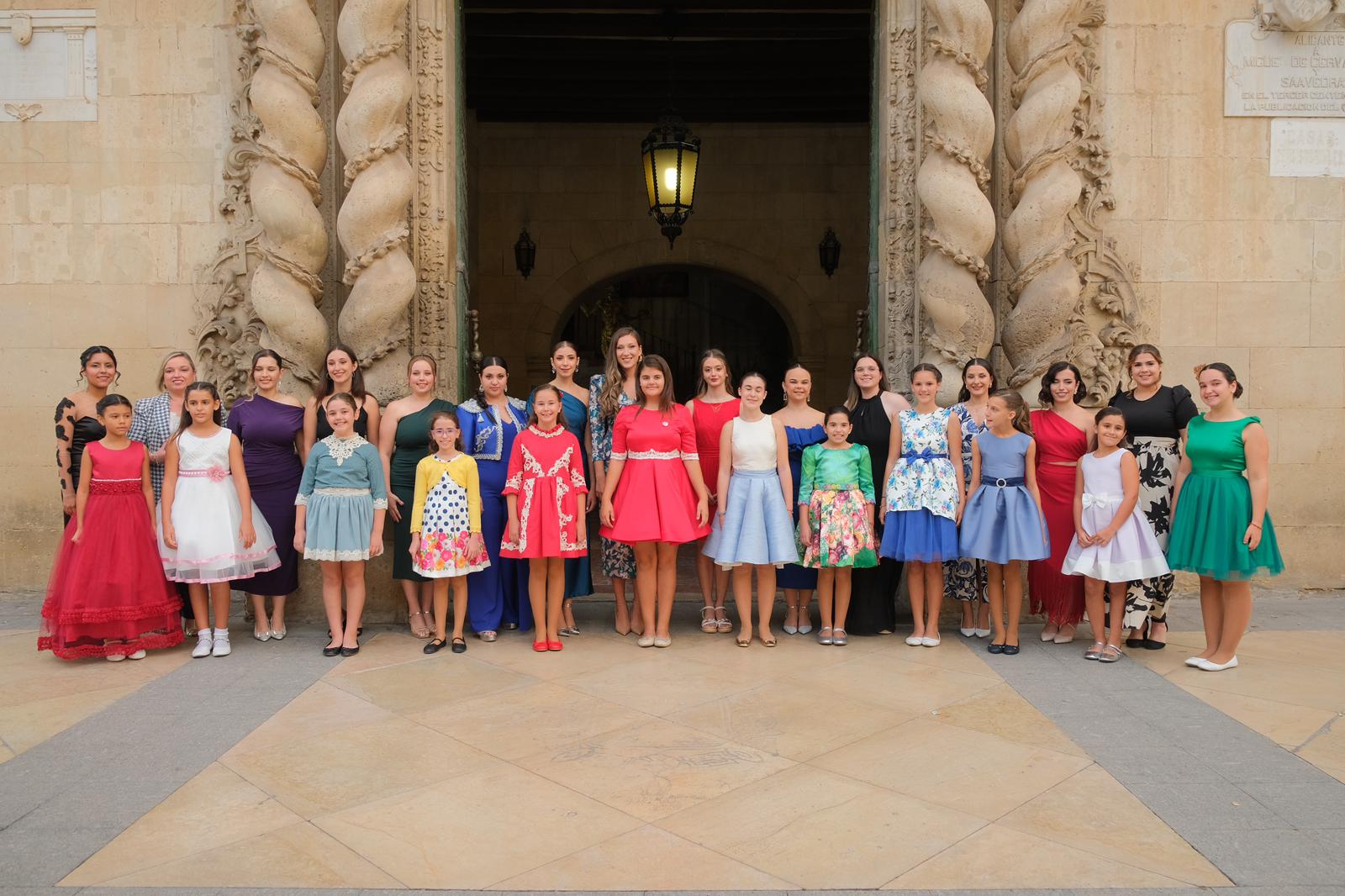 La recepción de las candidatas a reinas de la Fafba, en imágenes