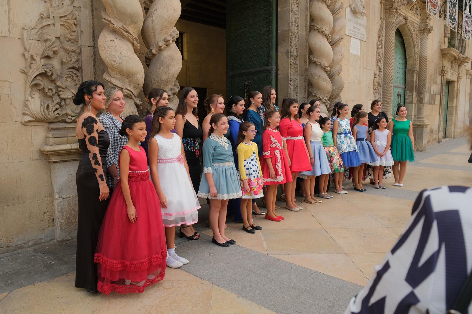 La recepción de las candidatas a reinas de la Fafba, en imágenes
