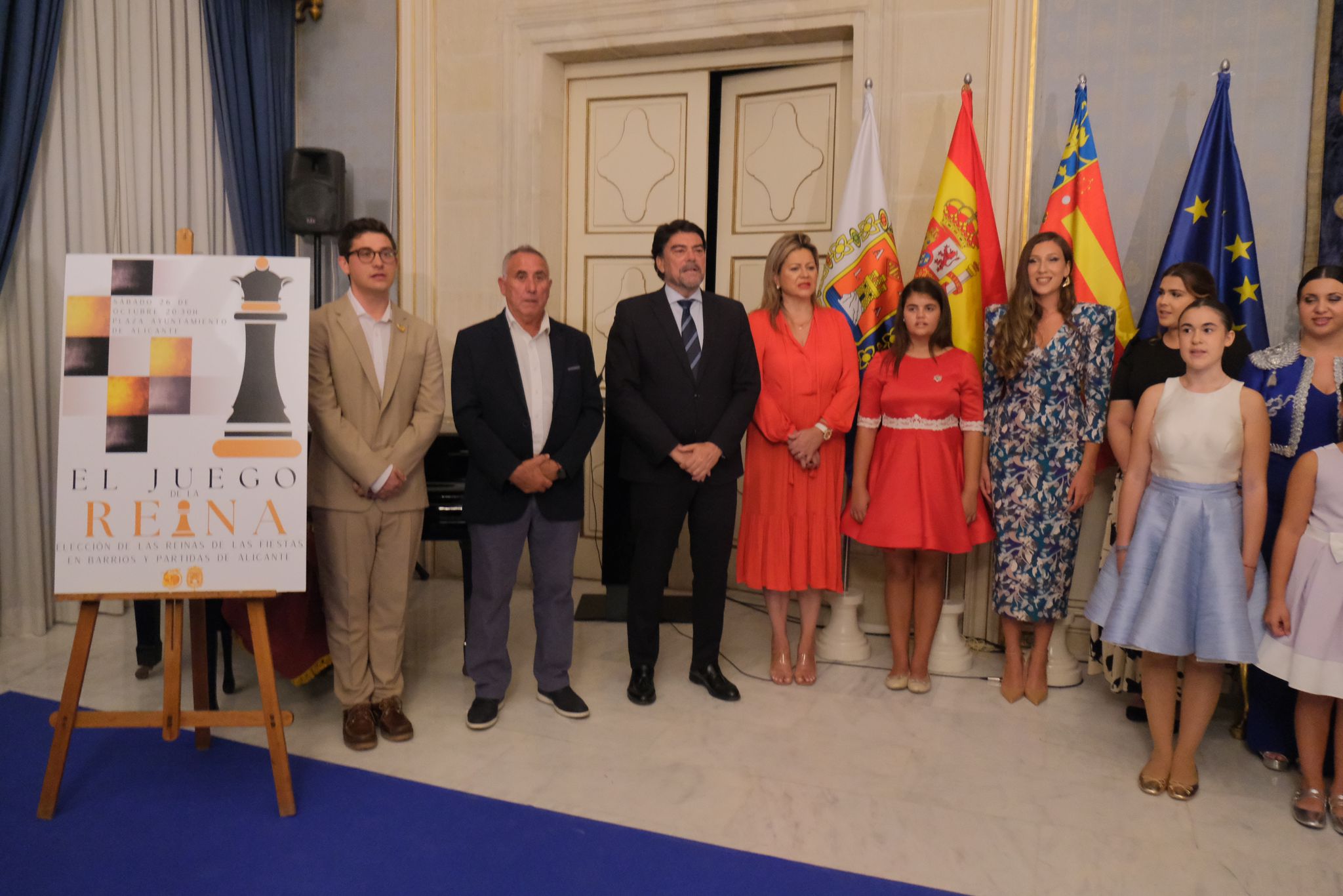 La recepción de las candidatas a reinas de la Fafba, en imágenes