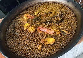 Arroz en un restaurante de La Vila Joiosa.