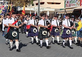 Desfile de la Royal British Legion en Benidorm.