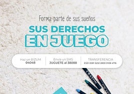 Cartel de donación.