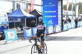 Imagen de uno de los participantes de la Gran Fondo La Nucía.