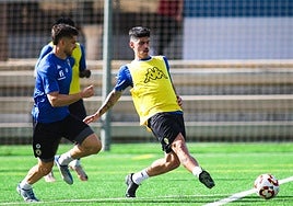 Entrenamiento del Hércules CF.