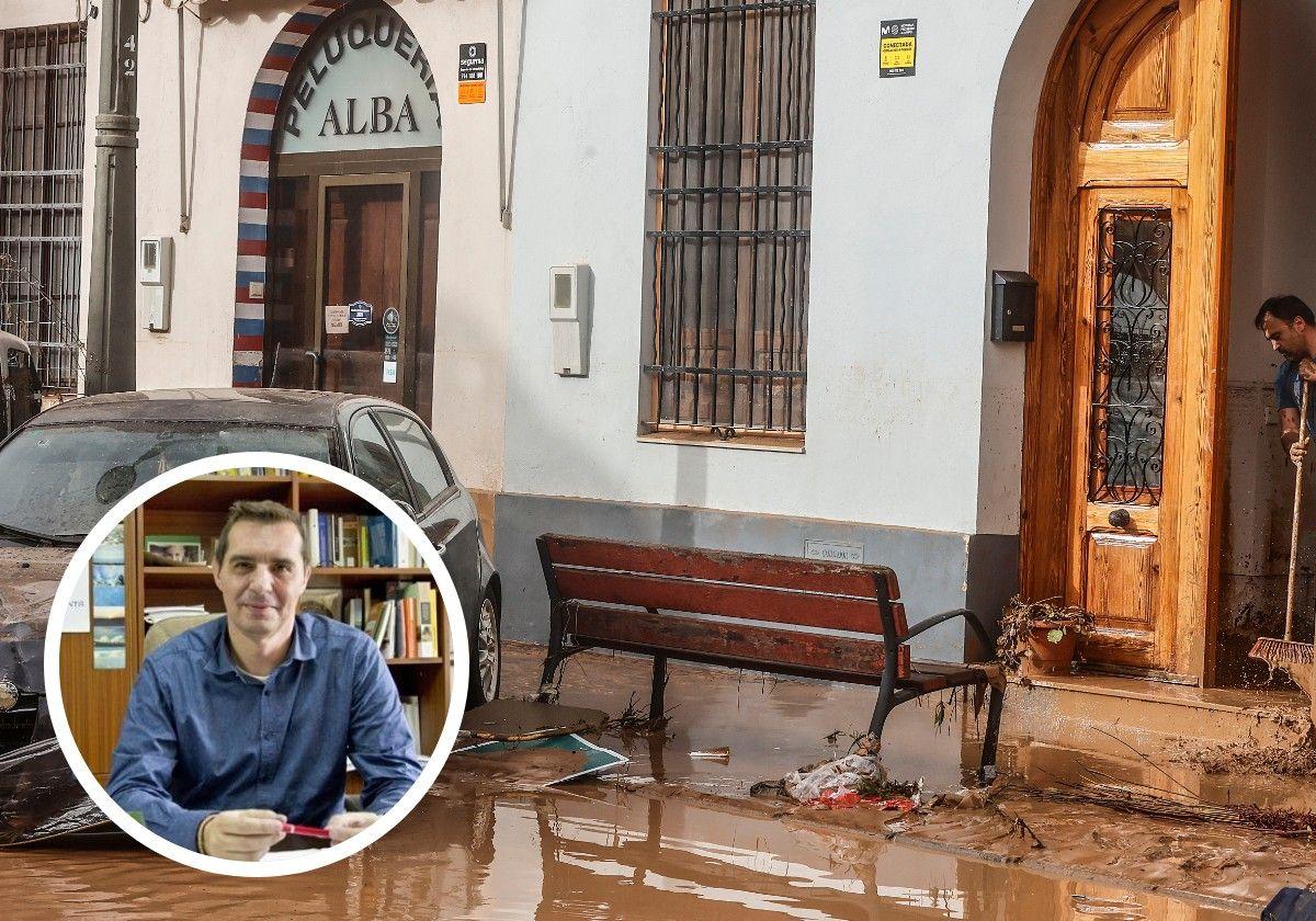 Vista del barrio de La Torre, en Valencia, afectado por las inundaciones.