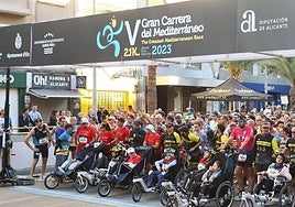 Salida de la Gran Carrera Mediterráneo la pasada edición.