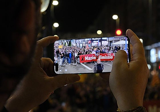 Manifestación contra la gestión política de la DANA en Alicante.