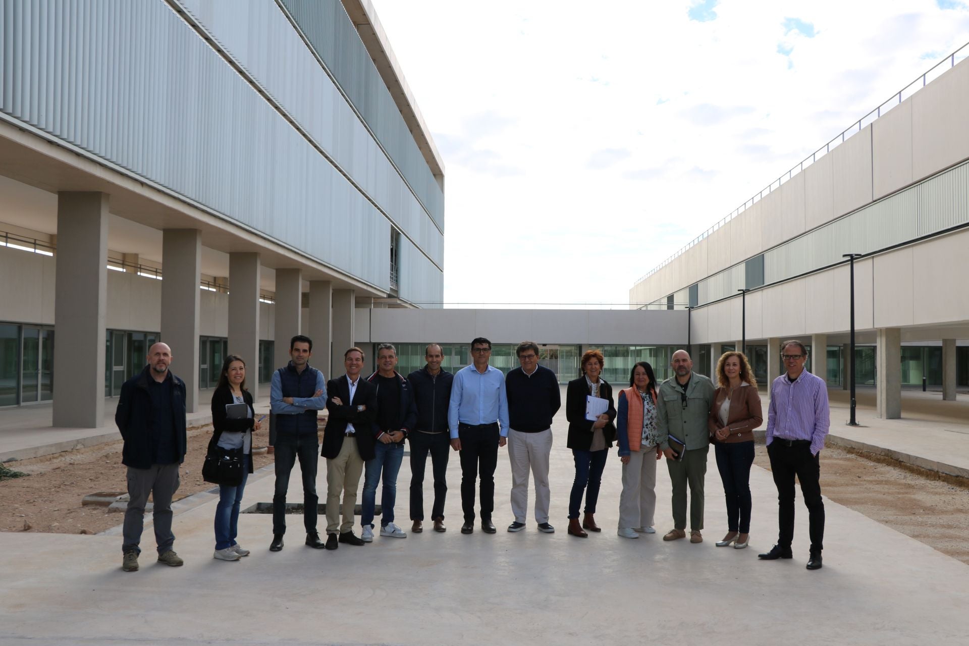 Acto de recepción de las obras del nuevo edificio.
