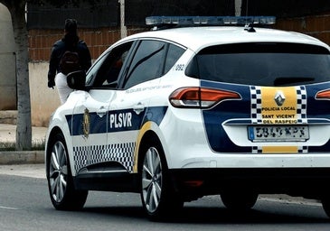 La Policía Local de San Vicente del Raspeig detiene a dos personas por un robo con fuerza en una vivienda