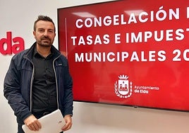 El concejal de Hacienda de Elda, Fernando Gómez.