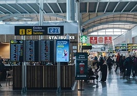El aeropuerto Alicante-Elche.