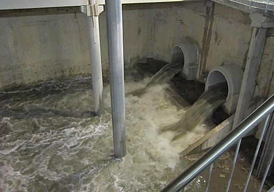 Tanque antitormentas en Alicante.