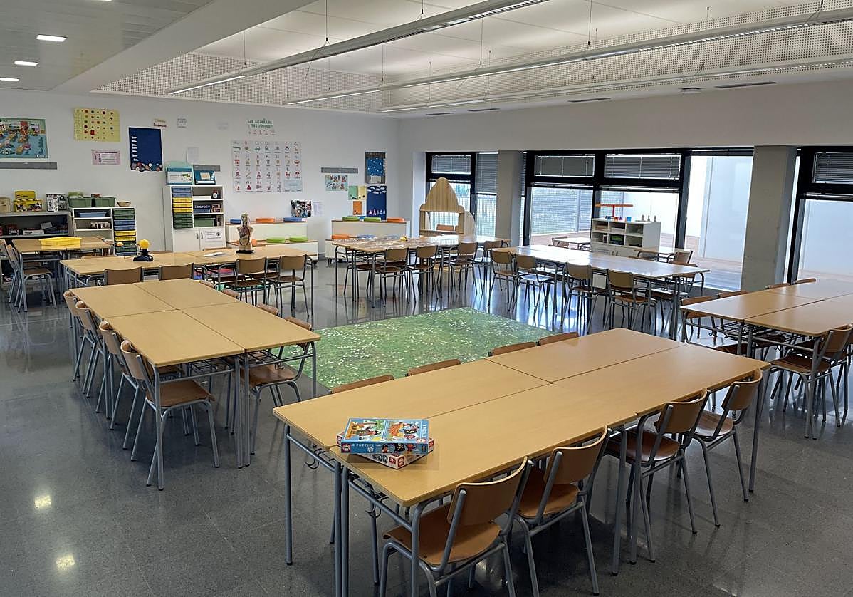 Una de las nuevas aulas habilitadas en la UA.