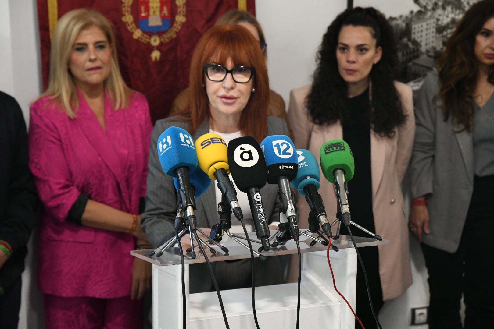 Protesta contra la oficina «antiaborto» de Alicante