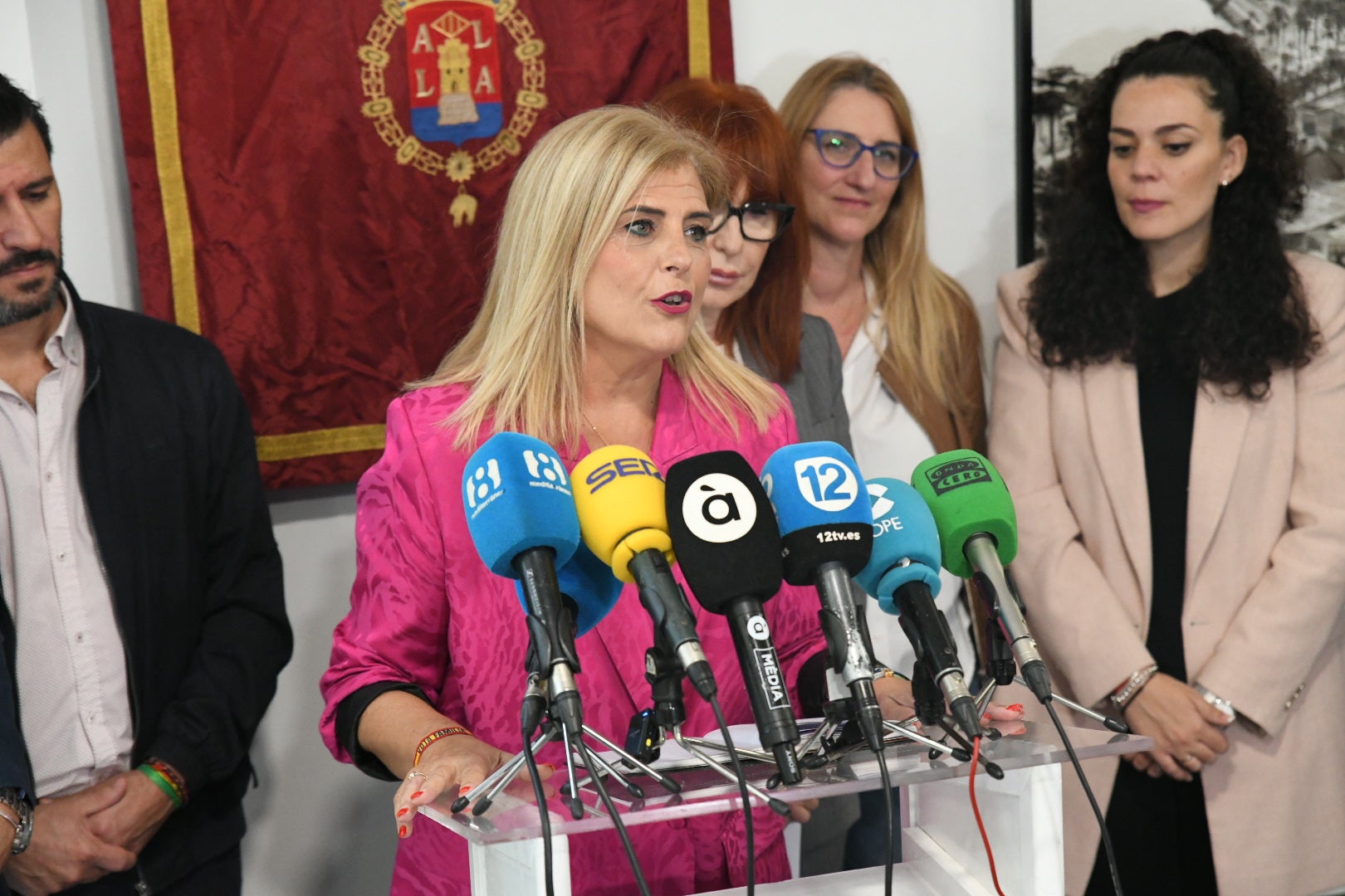 Protesta contra la oficina «antiaborto» de Alicante