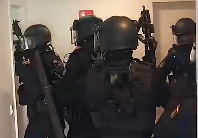 Imágenes de la operación policial.