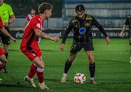 Imagen del Intercity-Sevilla Atlético de este miércoles en el Antonio Solana.