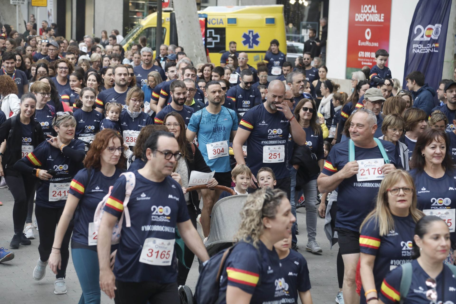 Búscate en la carrera solidaria &#039;Ruta 091&#039; organizada por la Policía Nacional de Dénia