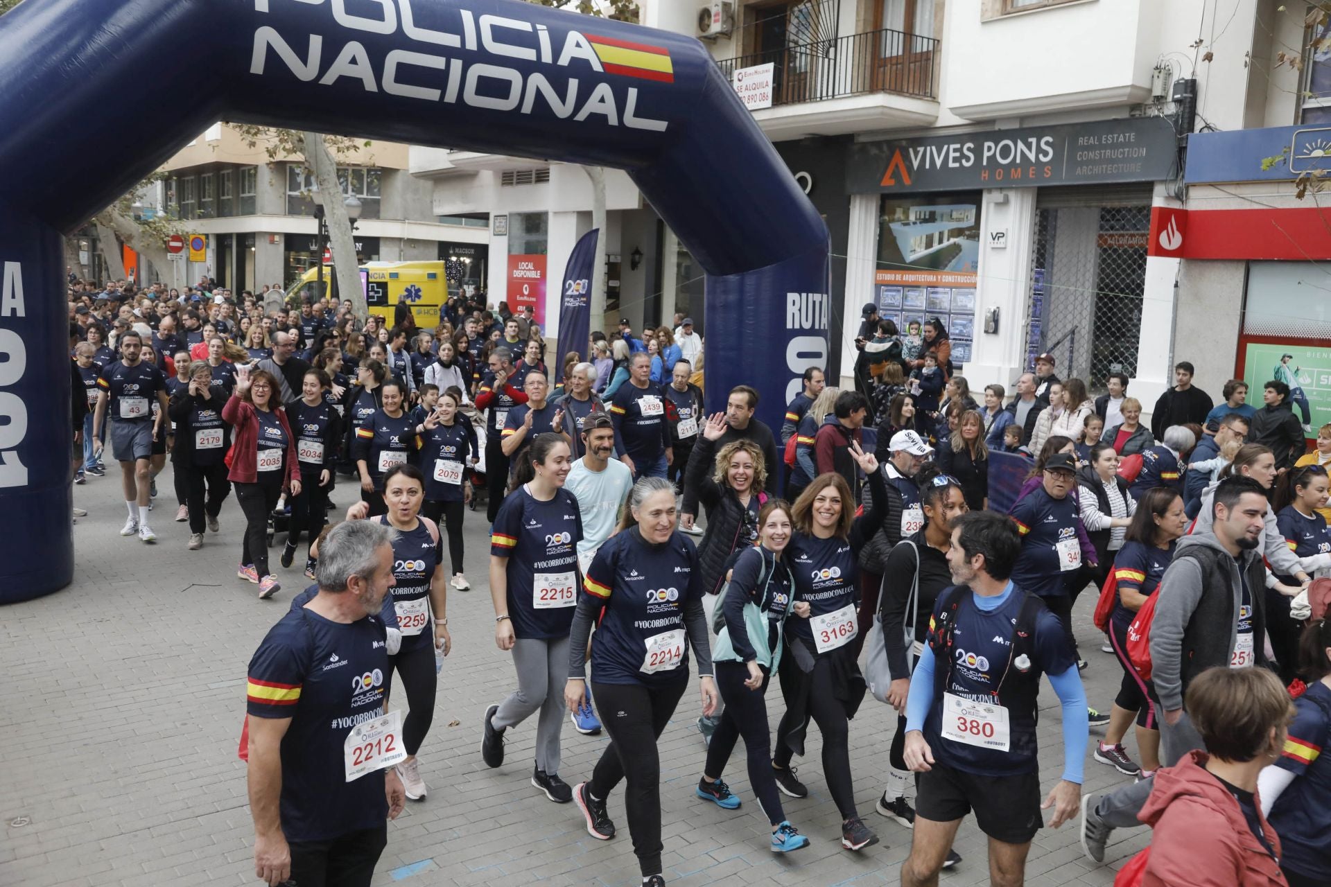 Búscate en la carrera solidaria &#039;Ruta 091&#039; organizada por la Policía Nacional de Dénia