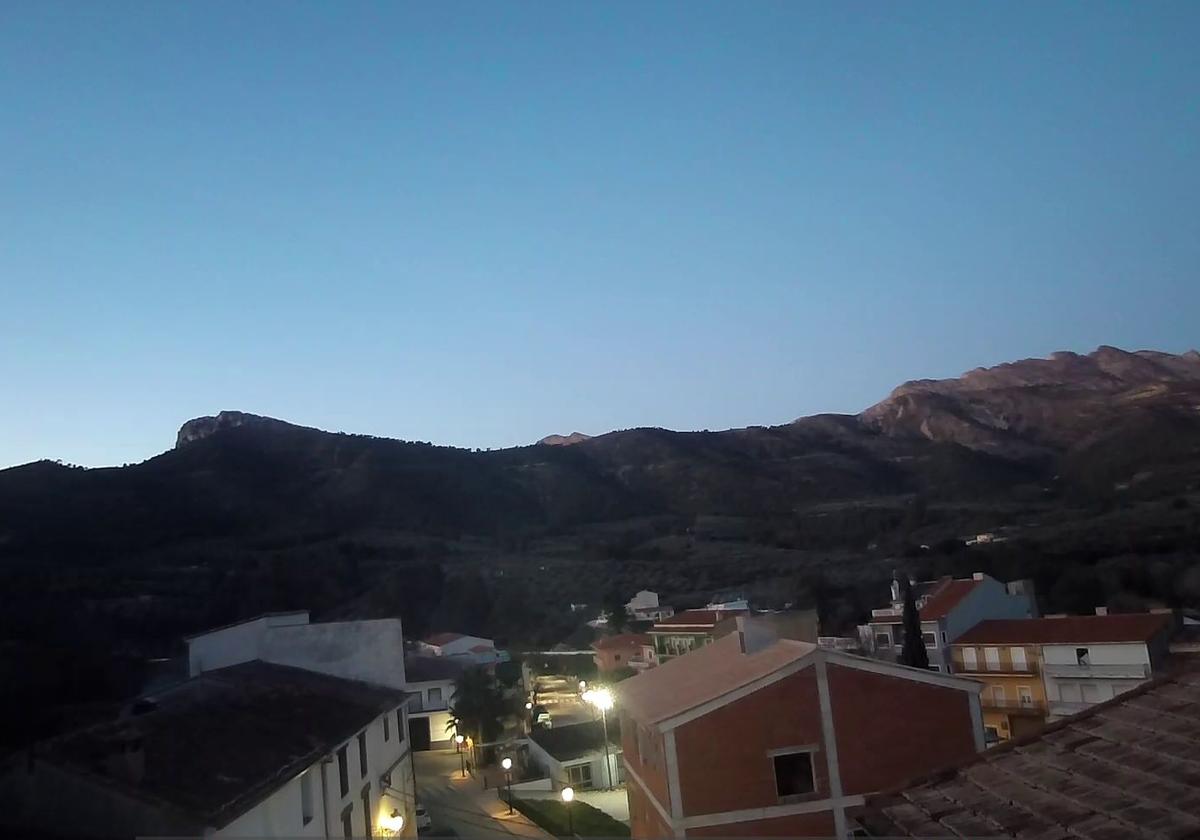 Imágenes del radar de Avamet en Castell de Castells.