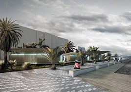 Módulos para la zona deportiva de la playa de San Juan.