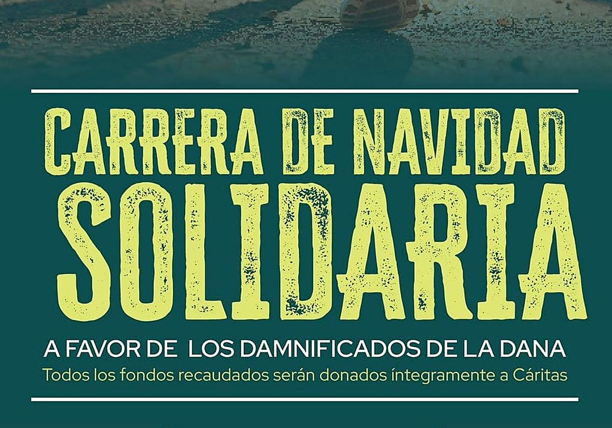 Cartel anunciador de la carrera.