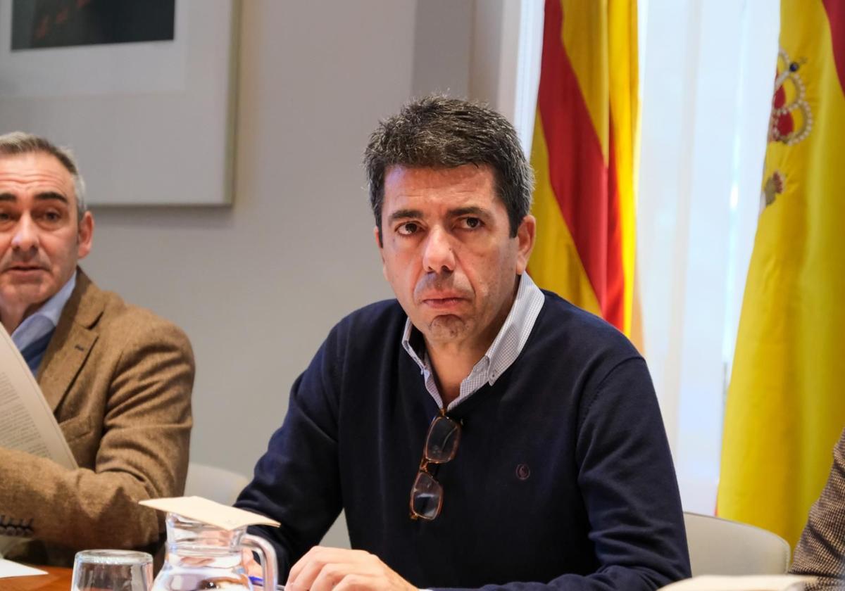 El presidente de la Generalitat Valenciana, Carlos Mazón.