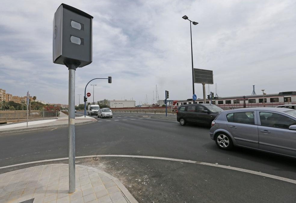 Radar en la avenida de Elche.