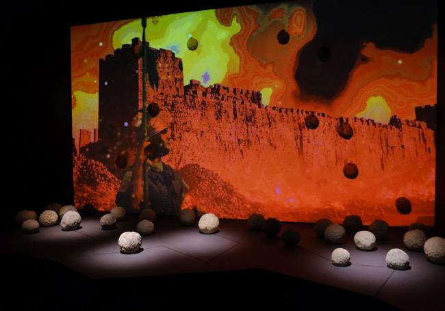 Recreación de la guerra en el Tossal de Manises.