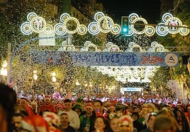 Salida de la San Silvestre.