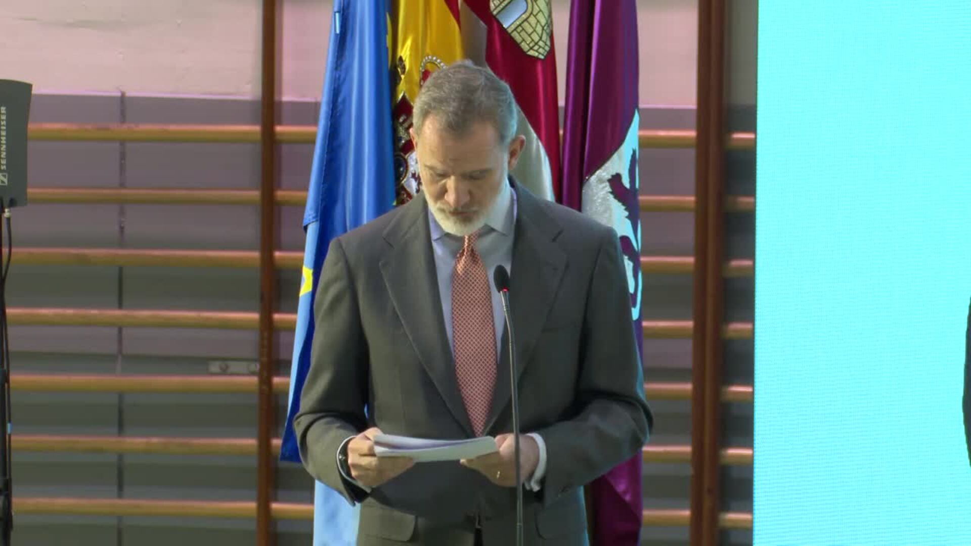 El Rey pone al Gumersindo Azcárate de León de demostración de que la convivencia es “un tesoro"