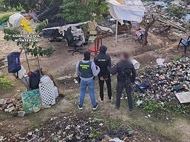 Detención de uno de los ladrones.