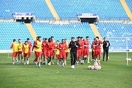 Así ha sido el entrenamiento a puerta abierta del Hércules CF