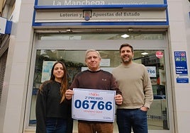 Administración 'La Manchega', Alfonso el Sabio, donde se ha vendido el segundo premio.