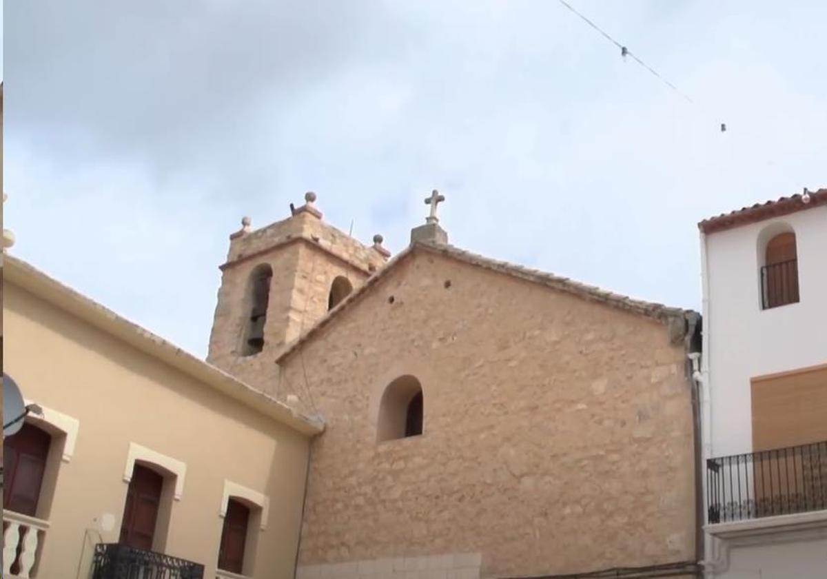 Municipio de La Vall d'Alcalà, donde se celebra San Antonio.