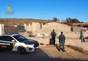 The Civil Guard dismantles the scheme selling rustic land for shanties in Alicante's rural areas