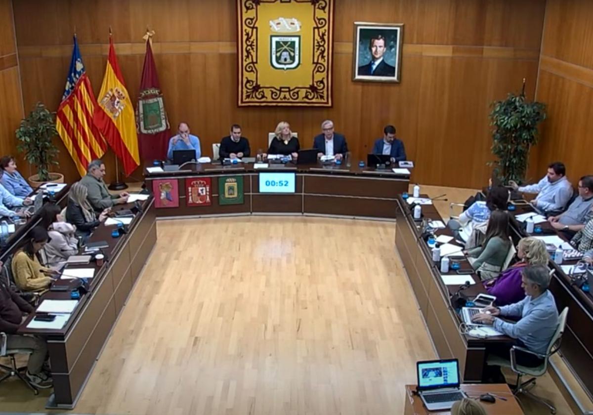 Pleno del Ayuntamiento de Calp.