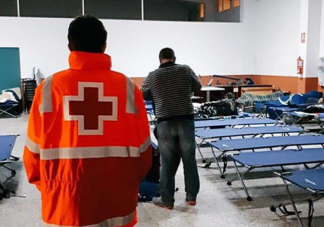 Dispositivo por frío en el Centro de Acogida y Urgencia Social (CAUS).