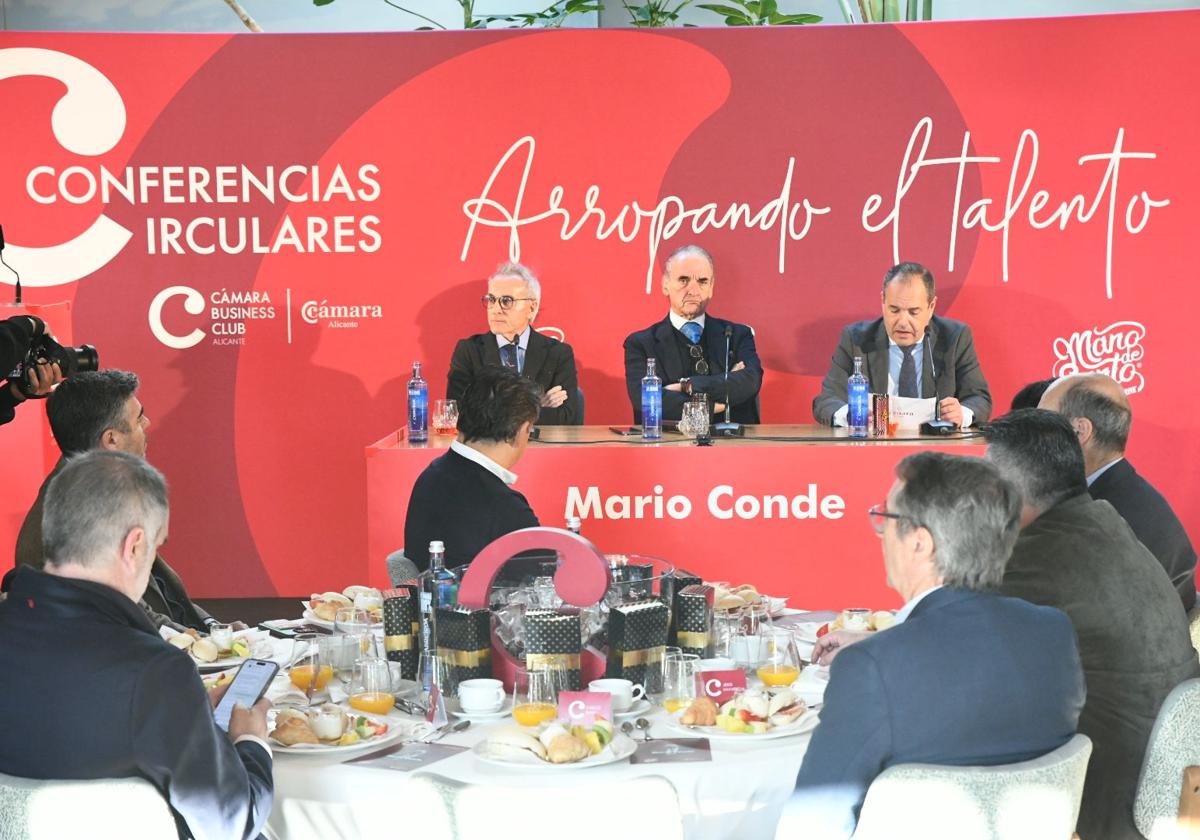 Así ha sido la conferencia de Mario Conde en el Cámara Business Club