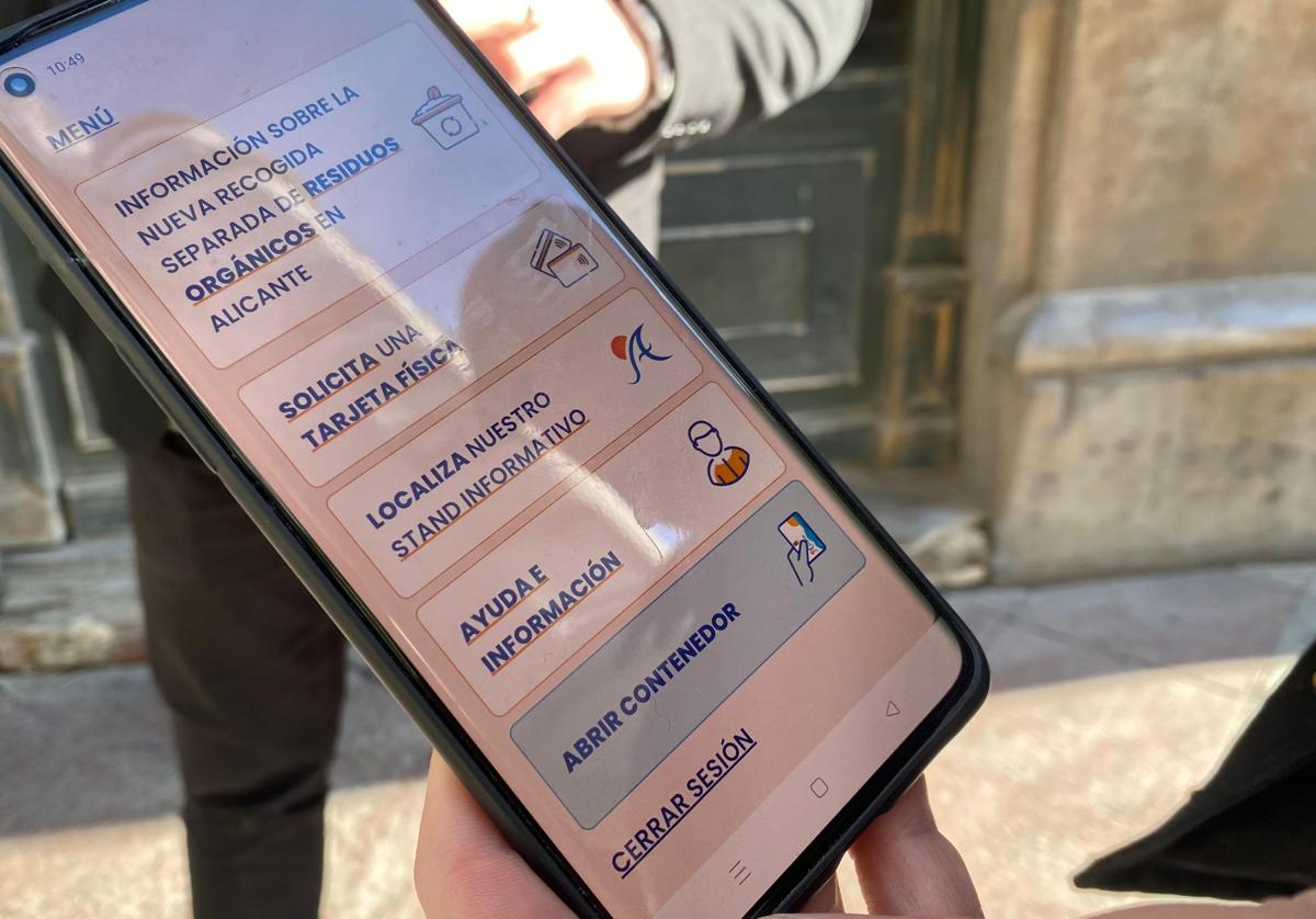 Aplicación móvil de 'Tu haces Alicante'.