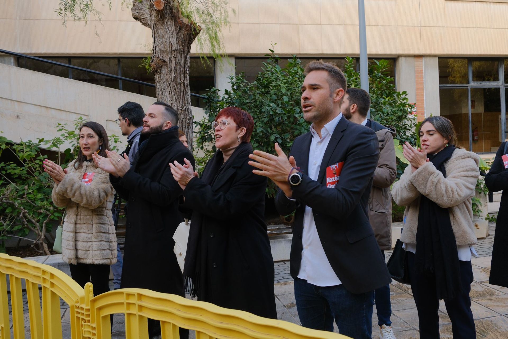 Así ha sido la protesta contra Mazón en la UA