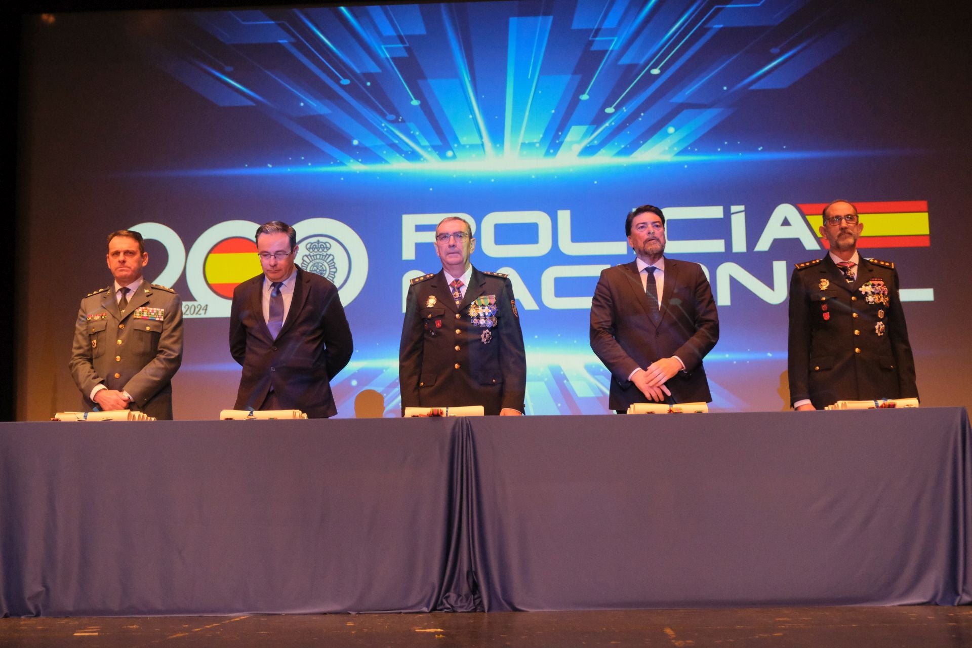 La Policía Nacional celebra su 201 aniversario en Alicante