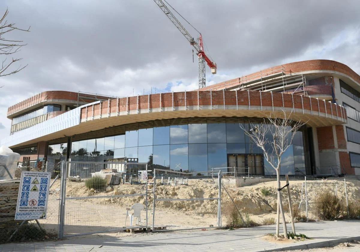 Obras del hospital privado en Vistahermosa.