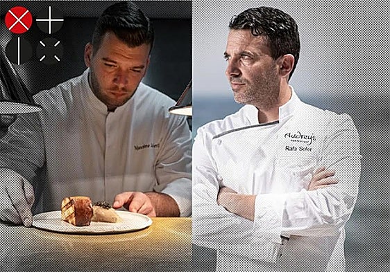 Los chefs Massimo Arienti y Rafa Soler.