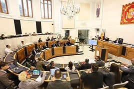 Pleno de la Diputación de Alicante.